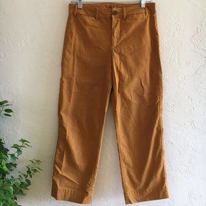 High-Waisted Wide Leg Cropped Pants